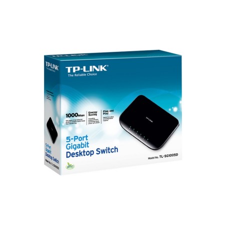 Switch 1000T 5P TP-LINK TL-SG1005D (PART NUMBER: TL-SG1005D)