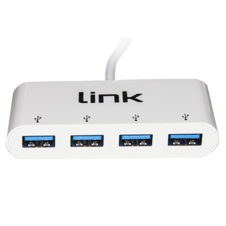 HUB CON 4 PORTE USB 3.0 CONNETTORE USB-C (PART NUMBER: LKCCH01)