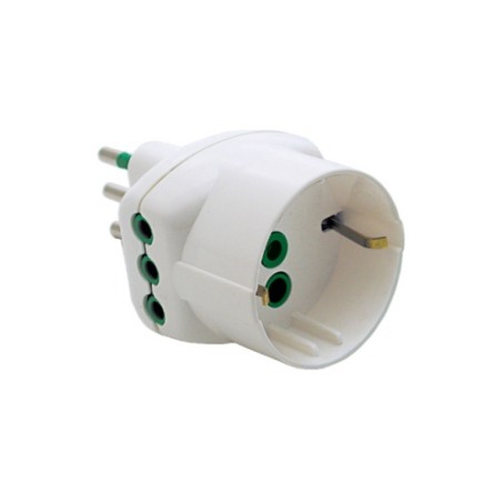 ADATTATORE TRIPLO CON SPINA ITALIANA TRI (PART NUMBER: 82210)
