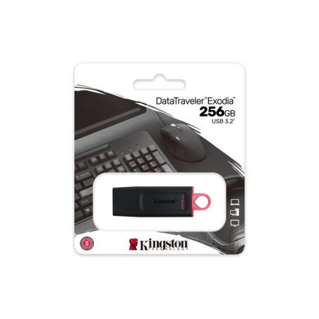 Kingston Pendrive 256 Gb Exodia (PART NUMBER: DTX/256GB)