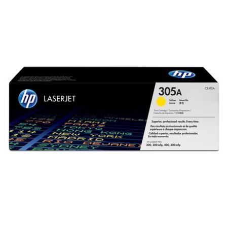 HP TONER 305A CE412A YELLOW PER LJ PRO 3 (PART NUMBER: CE412A)