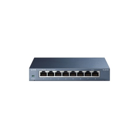 SWITCH TP-LINK TL-SG108 1000M 8P CASE ME (PART NUMBER: TL-SG108)