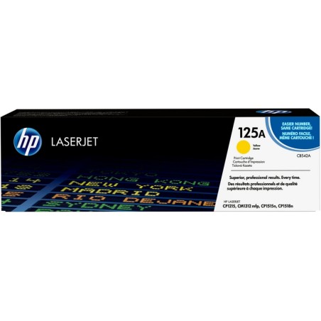 TONER HP CB542A YELLOW (PART NUMBER: CB542A)