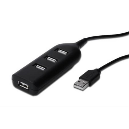 HUB 4 PORTE USB 2.0 DIGITUS CON CAVO (PART NUMBER: AB500011)