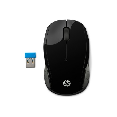 Mouse Wireless HP 200 Black (PART NUMBER: X6W31AA)
